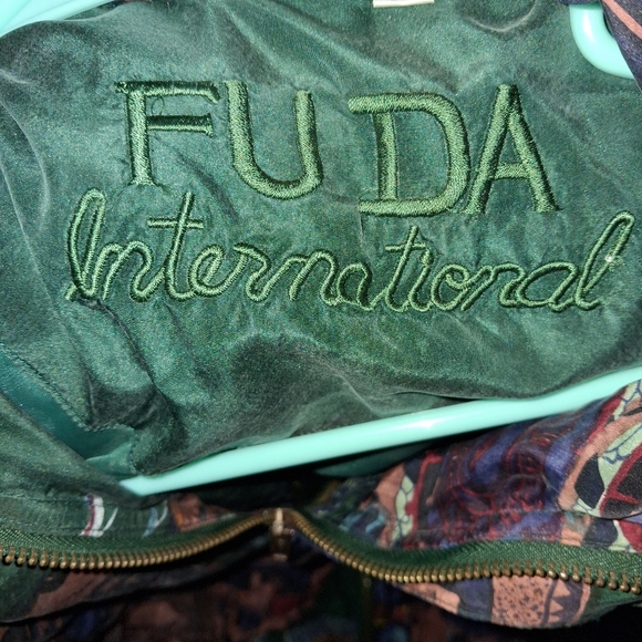 Fuda International 100% Silk Colorful Patterned Jacket In A Ladies Size Medium. - Picture 2 of 7